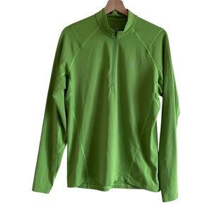 Arc'teryx Accelerator 1/4 Zip Base Layer Shirt Men Medium Green Gorpcore FLAW